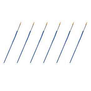 페이스페인팅 미술붓, 6개, 2호