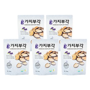 한부각 가지부각, 30g, 5개