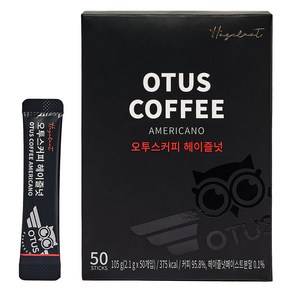 오투스커피 헤이즐넛 아메리카노, 2.1g, 1개, 50개입