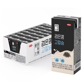 한미 완전두유 검은콩 고칼슘 두유, 190ml, 24개