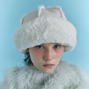 포에지담 FUR TOQUE HAT IN