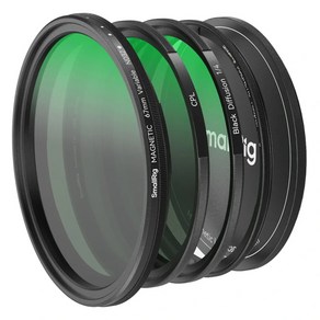 스몰리그 5 in 1 탈부착형 필터 VND CPL 1/4 블랙미스트 67mm, 4726, 1개