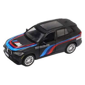 엠에스제트 BMW X5M 스트리트카 시리즈 1 : 43 다이캐스팅 미니카, BLACK, 1개