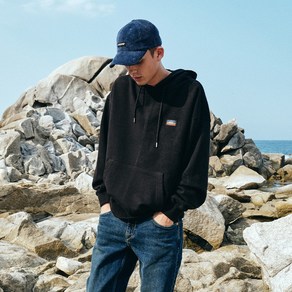 VOLCOM TWO FACES 오버핏 후드티셔츠 VA213HM004