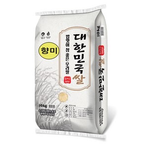 운주 2024년산 햅쌀 대한민국 향미 쌀 상등급, 10kg, 1개