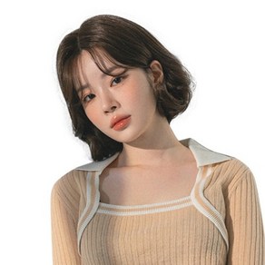 가발나라 여성용 레이스스킨 긴앞머리 플럼펌 통가발 S, 헤이즐브라운, 1개