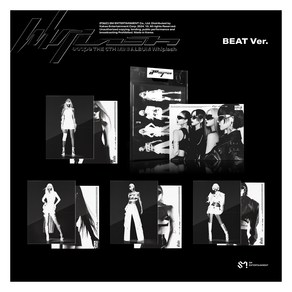 에스파 - Whiplash 미니앨범 5집 BEAT Ve 랜덤 발송 + 커버 랜덤발송 + 포토북 + CD-R + 엽서 4종 + 포스터 랜덤발송 + 포토카드 랜덤발송 세트, 1CD