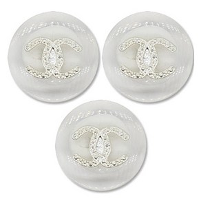 동대문단추왕 코트 정장 샤먼C 단추 18mm, 3개, 투명Ni