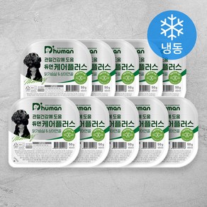 듀먼 전연령 강아지 케어플러스 관절건강 화식사료, 닭, 50g, 10개