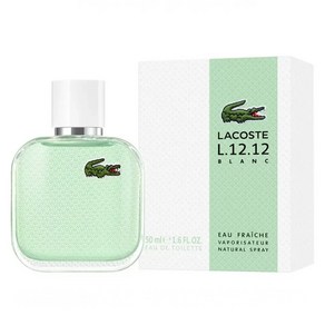 라코스테 L.12.12 블랑 오 프레쉬 EDT 오 드 뚜왈렛, 50ml, 1개