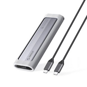 오리코 외장SSD C타입 AXM2-G2, 그레이, 120GB