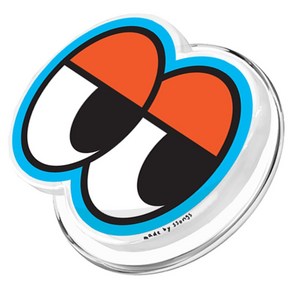 쏭스디자인 맥세이프 2배자력 체인지톡 휴대폰 거치대, 슬리피 아이즈, 1개