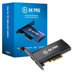 엘가토 4K PRO 초고화질 8K60 HDR10 게임 캡쳐보드 Elgato 4K Po