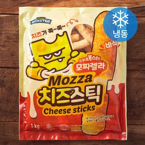 스위트몬스터 모짜렐라 치즈스틱 (냉동), 1kg, 1개