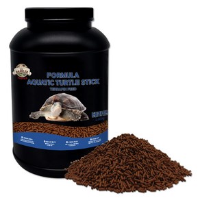 펫츠핸들러 거북이 렙타일 포뮬러 아쿠아틱 터틀스틱 사료 테라핀, 1개, 2kg