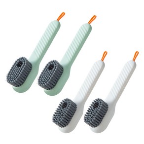 원이네 세제 충전 세척솔 2종 세트, 화이트 + 그린, 2세트