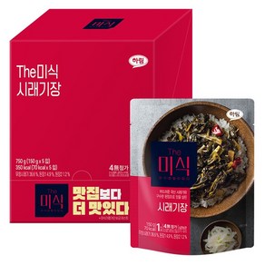 더미식 시래기장 덮밥소스, 150g, 5개