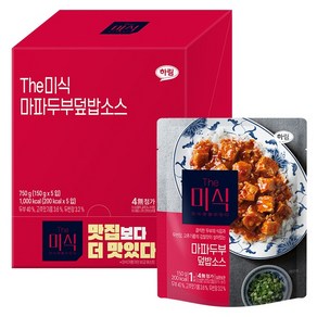 더미식 마파두부 덮밥소스, 150g, 5개