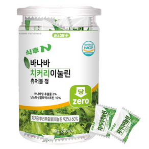 식후엔 바나바 치커리 이눌린 츄어블정, 120g, 1개