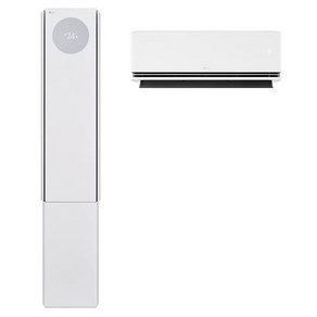 LG전자 인버터 74.5㎡(22.6평) + 18.7㎡(5.7평) 휘센 오브제컬렉션 뷰I 프로 2in1 에어컨 6시리즈 FQ22FV6ES2M 방문설치, 매립배관형