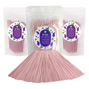 리프패럿 소동물 무색소 천연 자색고구마 무염국수 간식, 3개, 50g