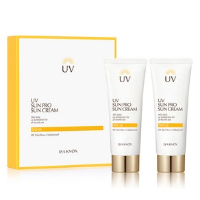 이자녹스 유브이 선 프로 365 데일리 커버 듀오 기획 세트 SPF50+ PA+++, 70ml, 2개