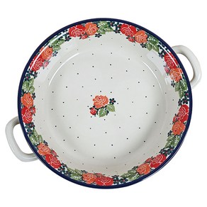 세라미카아티스티나 폴란드 2480 캐서롤 25cm, 레드, 1개
