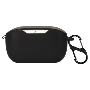 GRAYCO JBL WAVE BUDS 2 실리콘 일체형 보호 케이스, BLACK, 1개