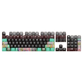 시이닷 염료승화 PBT 한국의 미 Windows용 한글타입 키캡, 단청