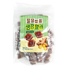 엔터콘 달달씁쓸 생강젤리 개별포장 대용량, 1개, 500g