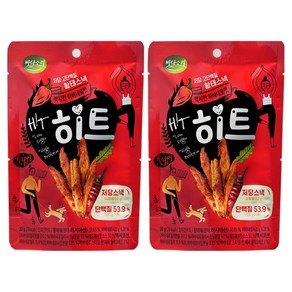바다소리 저당 고단백질 황태스낵 히트 멕시칸 하바네로맛, 20g, 2개