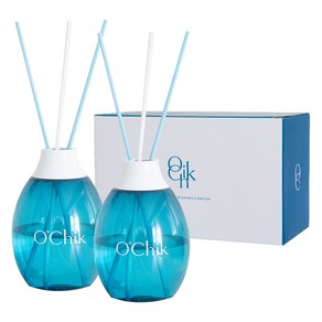 OChik 오브블루 대용량 디퓨저, 2개, 500ml, 화이트코튼