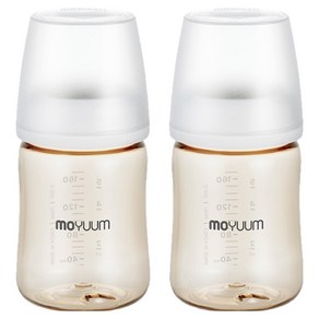 모윰 3세대 PPSU 올인원 베이직 노꼭지 젖병, 스노우, 2개, 170ml