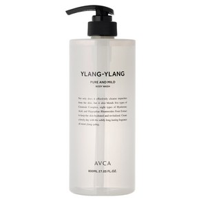 아브카 퓨어 앤 마일드 바디워시 일랑일랑, 800ml, 1개