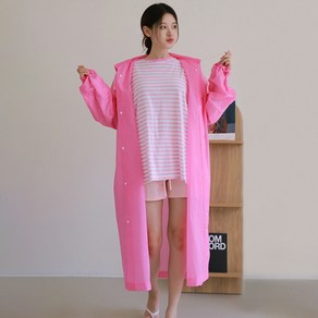 뷰티5도씨 다회용 두꺼운 EVA 우비 5p