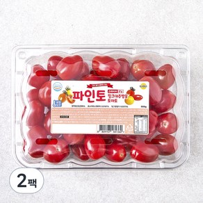 파인토 스테비아 핑크 대추방울 토마토, 500g, 2팩