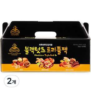 넛츠팜 블랙넛츠 트리플팩, 600g, 2개