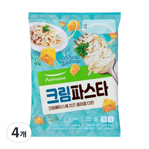 풀무원 크림 파스타, 150g, 4개