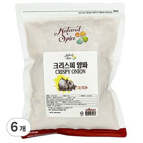 내츄럴스파이스 크리스피 양파, 6개, 400g