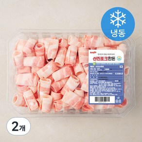 선진포크 한돈 대패 삼겹살 (냉동), 1kg, 2개