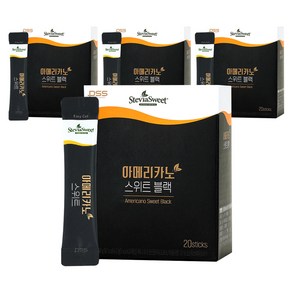 펄세스 아메리카노 스위트 블랙, 4.2g, 20개입, 4박스