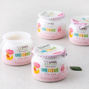 상하목장 베이비 유기농 요거트 딸기 바나나, 340g, 1개