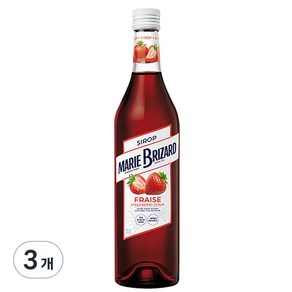 마리브리자드 스트로베리 시럽, 700ml, 3개