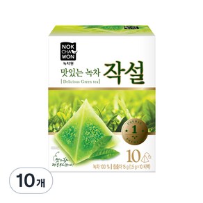 녹차원 맛있는 녹차 작설, 1.5g, 10개입, 10개