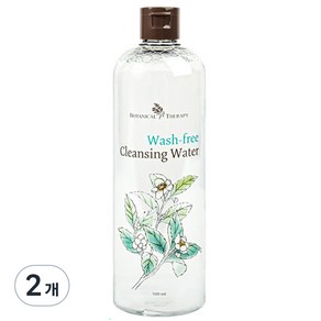 보타니컬테라피 워시프리 바디 클렌징워터, 500ml, 2개