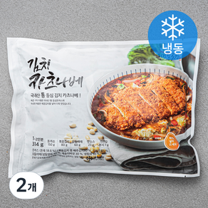 외갓집곳간 김치 카츠나베 (냉동), 314g, 2개