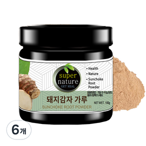 스타일쿡 돼지감자분말, 6개, 100g