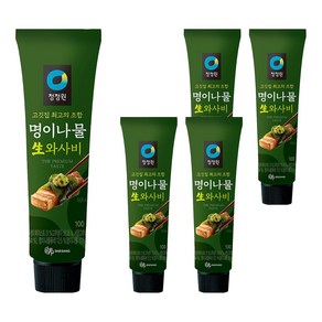 청정원 명이나물 생와사비, 100g, 5개