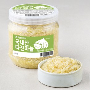 국내산 다진마늘 용기 900g