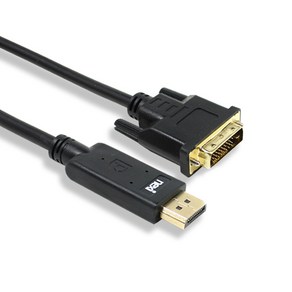 넥시 DP to DVI 변환케이블 디스플레이포트 NX214-3, DP TO DVI 케이블 1.8M